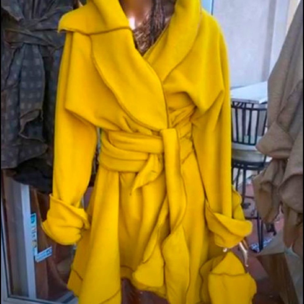 Gold Tapestry Wrap Jacket